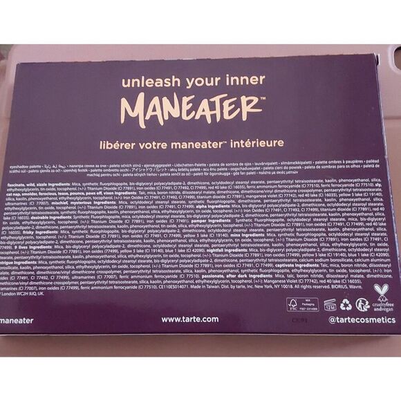 BNIB~Tarte Cosmetics Maneater Nightfall Eyeshadow Palette - Picture 6 of 8